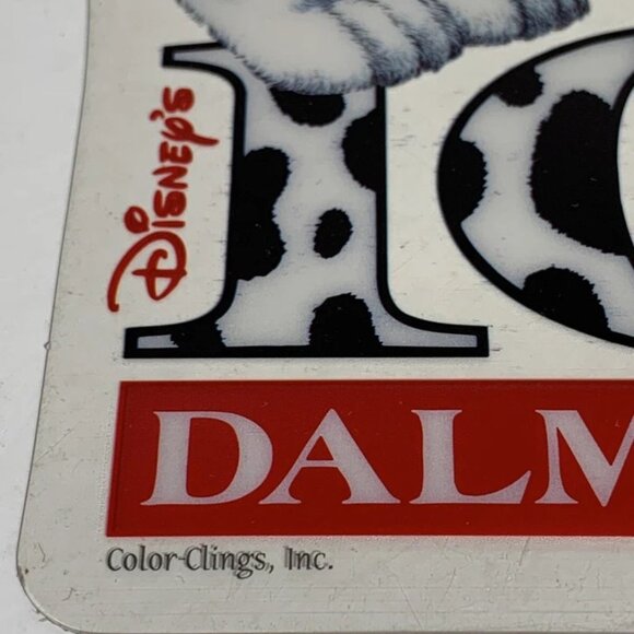 Lot of 3 Disney 101 Dalmatians Window Color Clings Decals Removable Decals - Picture 6 of 10